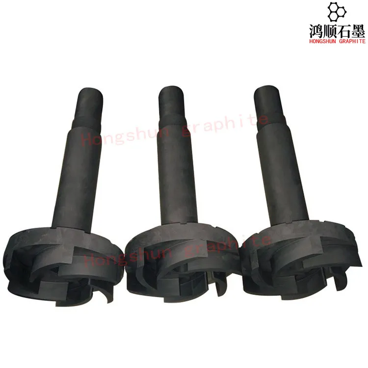 Flydende omrørende grafitrotor